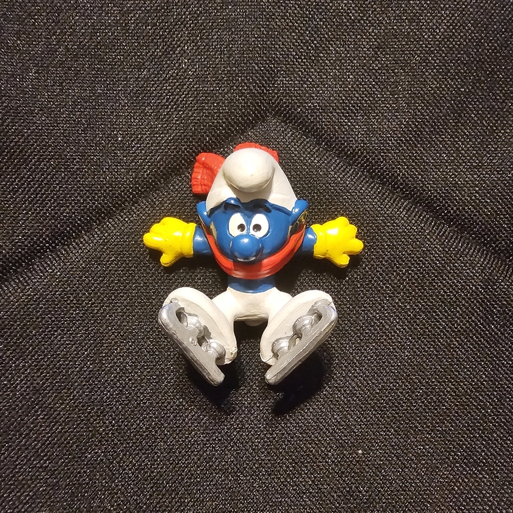 1980s Ice Skater Smurf Vintage‎ Collectible Peyo Schleich
